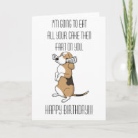 Beagle wenskaart