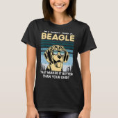 Beagle Whisperer Dog Puppy Owner Paw Love T-shirt (Voorkant)
