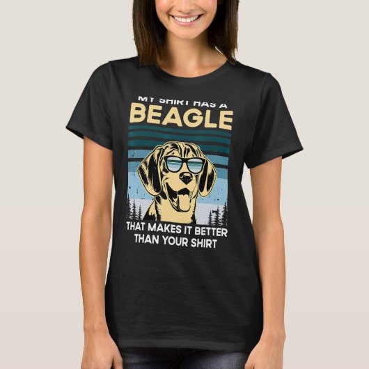 Beagle Whisperer Dog Puppy Owner Paw Love T-shirt (Voorkant)