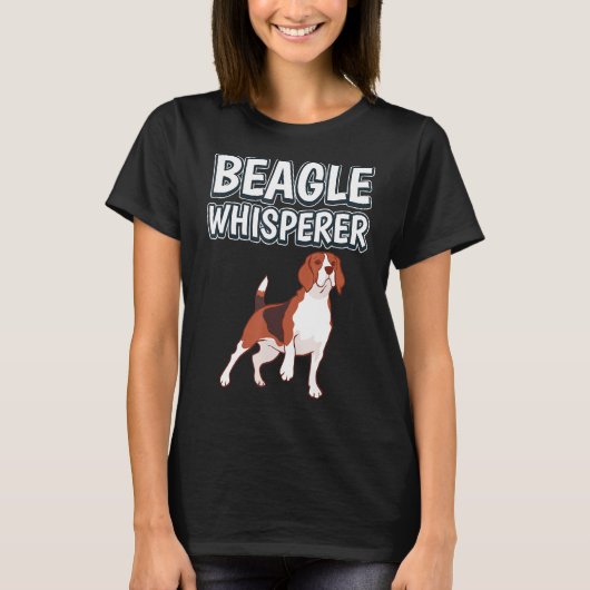 Beagle Whisperer Hond Eigenaar Quote Beagles T-shirt (Voorkant)