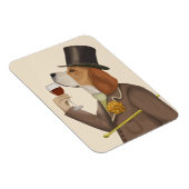 Beagle Wine Snob Magneet (Rechterzijde)
