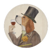 Beagle Wine Snob Snijplank (Voorkant)