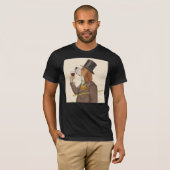 Beagle Wine Snob T-shirt (Voorkant volledig)