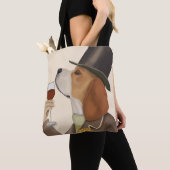 Beagle Wine Snob Tote Bag (Dichtbij)