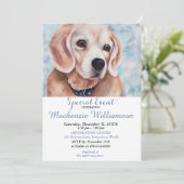 BEAGLE WISHES HAPPY BIRTHDAY KAART (Staand voorkant)