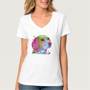 Beagle Womens Adult Jersey T-shirt