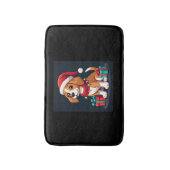 Beagle Xmas Verlichting Santa Beagle Dog Christmas Badmat (Voorkant Verticaal)