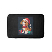 Beagle Xmas Verlichting Santa Beagle Dog Christmas Badmat (Voorkant)