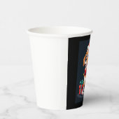 Beagle Xmas Verlichting Santa Beagle Dog Christmas Papieren Bekers (Rechts)