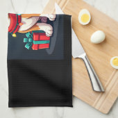 Beagle Xmas Verlichting Santa Beagle Dog Christmas Theedoek (Quarter Fold)