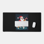 Beagle Xmas Verlichting Santa Riding Beagle Dog Ch Bureaumat (Keyboard & Muis)