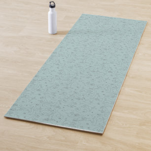 Beagle yoga pose yogamat