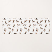 Beagle yoga pose yogamat (Voorkant (horizontaal))