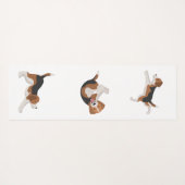 Beagle yoga yogamat (Achterkant (horizontaal))
