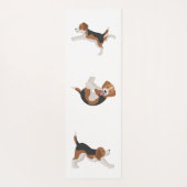 Beagle yoga yogamat (Achterkant)