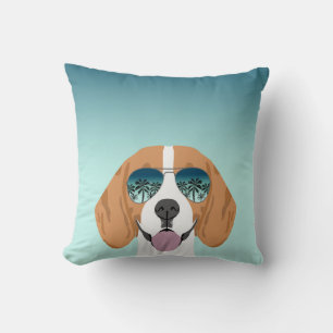 Beagle zonnebril zomer hond kussen