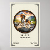 Beagle Zoölogie Serie Poster (Voorkant)