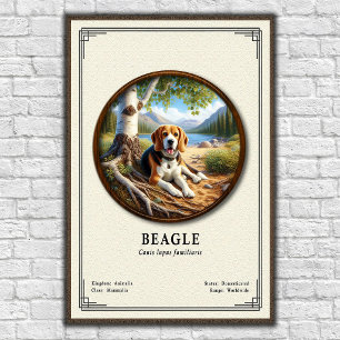 Beagle Zoölogie Serie Poster