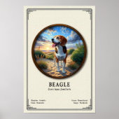 Beagle Zoölogie Serie Poster (Voorkant)