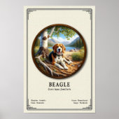 Beagle Zoology Series Poster (Voorkant)