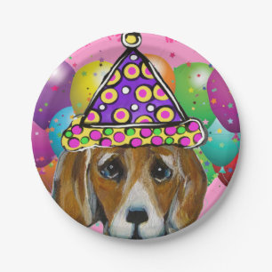BEAGLEHOND PAPIEREN BORDJE