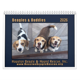Beagles and Buddies Calendar 2026 Kalender