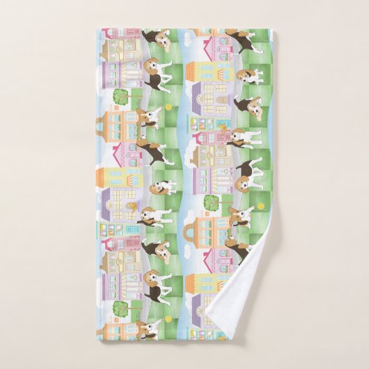 Beagles Bad Handdoek (Handdoek)