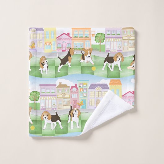 Beagles Bad Handdoek (Wasdoekje)