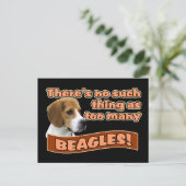 BEAGLES BRIEFKAART (Staand voorkant)