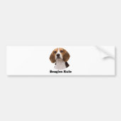 Beagles Bumpersticker (Voorkant)
