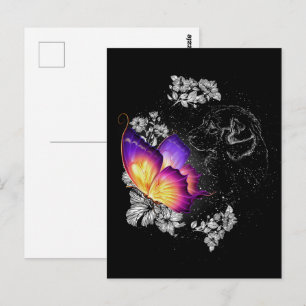 Beagles Dog met Butterfly Dog in Heaven Memorial Briefkaart