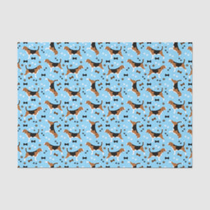 Beagles Dog Pattern Cute Beagle Tissuepapier