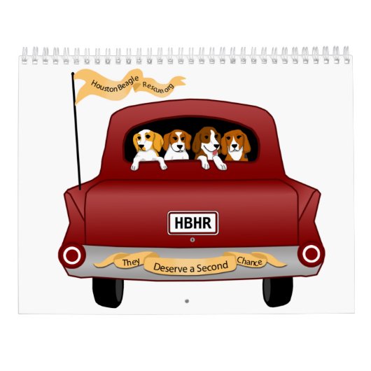 Beagles en Buddies 2026 Agenda Kalender (Achterkant)