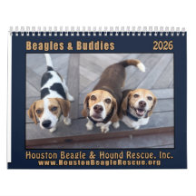 Beagles en vrienden 2026 kalender
