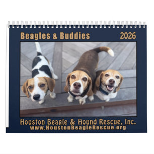 Beagles en vrienden 2026 kalender