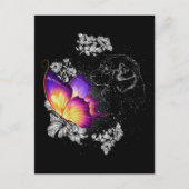 Beagles Hond Met Vlinder Hond In Hemel Gedenkteken Briefkaart (Voorkant)