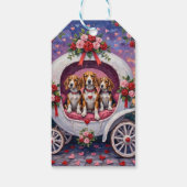 Beagles Hond Valentijnsdag Cadeaulabel (Achterkant)