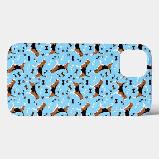 Beagles Hondenras Beagle Pattern Case-Mate iPhone Case (Achterkant (horizontaal))