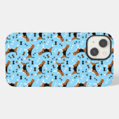 Beagles Hondenras Beagle Pattern iPhone Hoesje (Achterkant horizontaal)