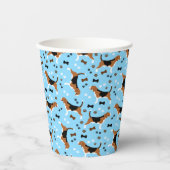 Beagles Hunting Dog Beagle Pattern Cute Papieren Bekers (Voorkant)