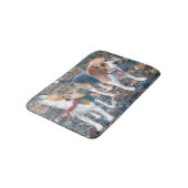 Beagles in de Bossen Beagle Bath Mat (Gekanteld)