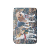 Beagles in de Bossen Beagle Bath Mat (Voorkant Verticaal)