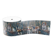 Beagles in de Bossen "Beagle Ribbon" Grosgrain Lint (Spoel)