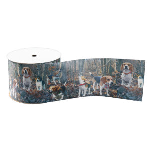 Beagles in de Bossen "Beagle Ribbon" Grosgrain Lint