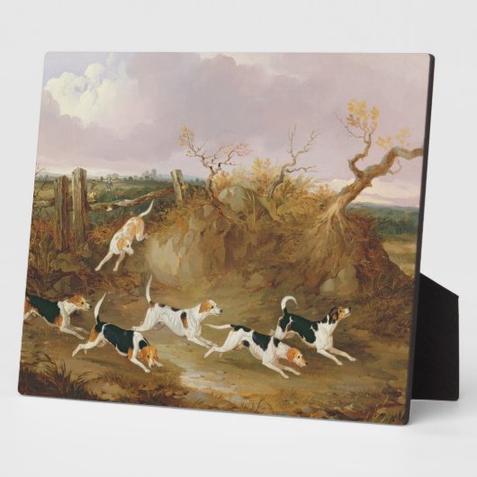 Beagles in volle wasmachine, 1845 (olie op doek) fotoplaat (Zijkant)