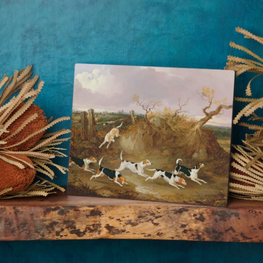 Beagles in volle wasmachine, 1845 (olie op doek) fotoplaat (Zijkant)