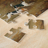 Beagles in volle wasmachine, 1845 (olie op doek) legpuzzel (Zijkant)