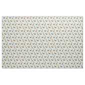 Beagles op Aqua Fabric Stof (Yard (91,4 cm))