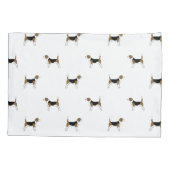 Beagles Pattern Kussensloop (Achterkant)