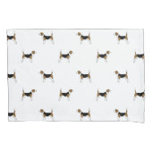 Beagles Pattern Kussensloop (Voorkant)